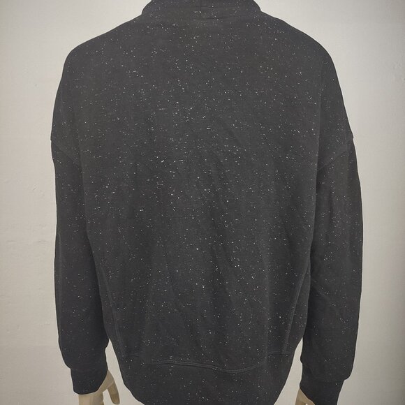 Varley Doublesoft black speckled mock neck pullover sweatshirt ladies Small - Picture 5 of 8